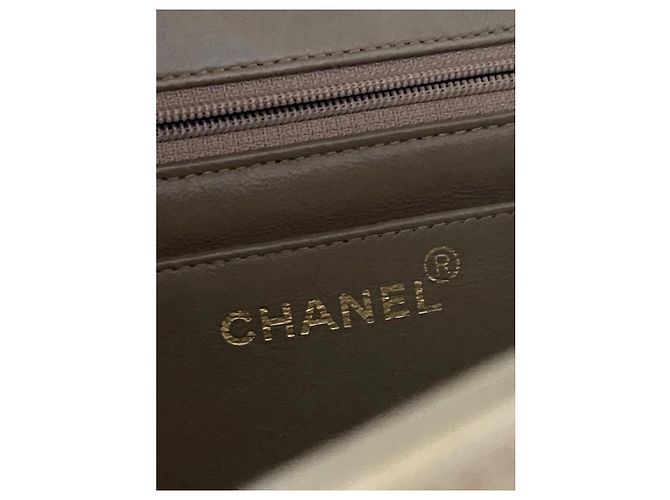 Borsa a tracolla Chanel Mademoiselle Horizontal Beige - vista 7