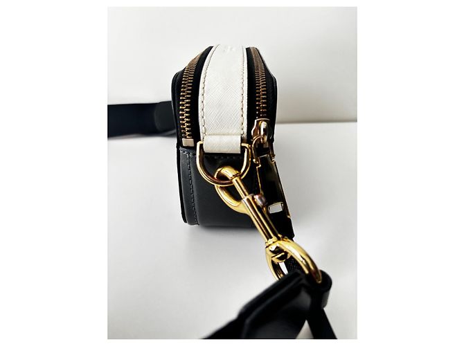 Marc Jacobs Borsa Snapshot Camera Bag Nero Rosa Bianco - vista 6
