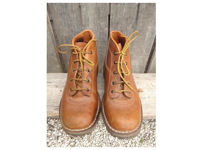 Vera Wang Véra Sardenia Leather Ankle Boots Brown - view 5