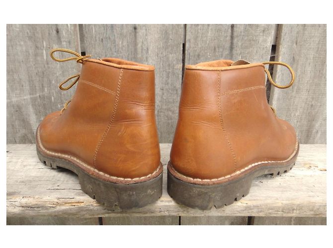 Vera Wang Véra Sardenia Leather Ankle Boots Brown - view 6