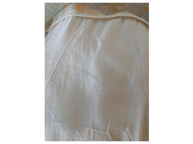 Maje Rufflino Maxikleid mit Rüschen und Blumenprint Weiß Beige Gelb Metallisch - Ansicht 8