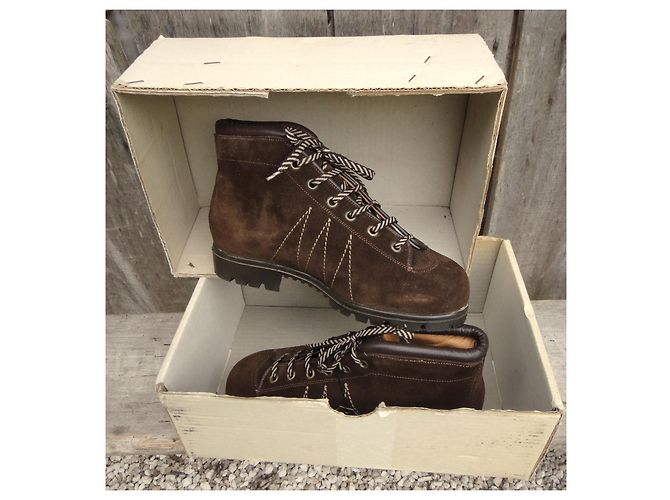 Autre Marque Stivaletti da camminata vintage Charmoz Marrone - vista 2
