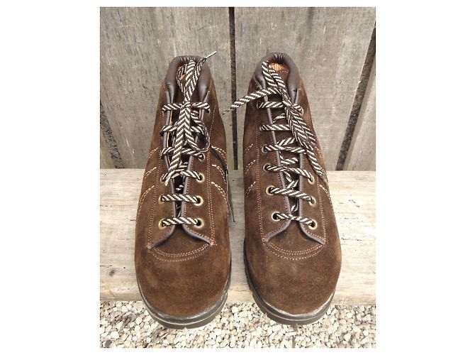 Autre Marque Stivaletti da camminata vintage Charmoz Marrone - vista 5