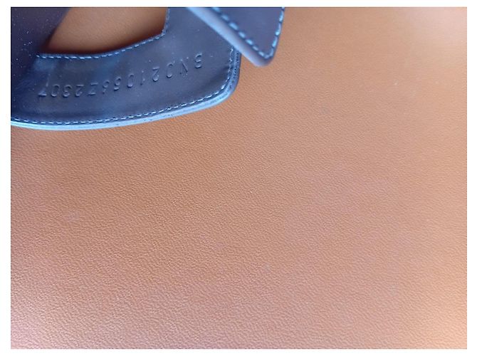 Hermès Ciabatte Oran in pelle marrone - vista 10