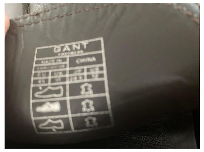 Autre Marque Mocassini GANT New-Jersey in pelle marrone - vista 6