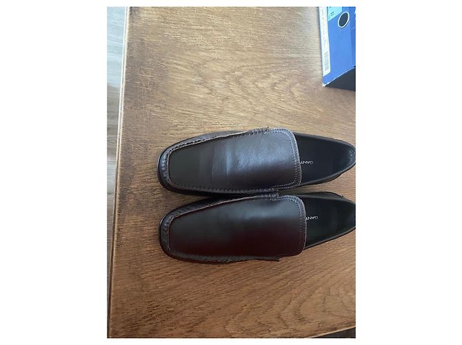 Autre Marque Mocassini GANT New-Jersey in pelle marrone - vista 7