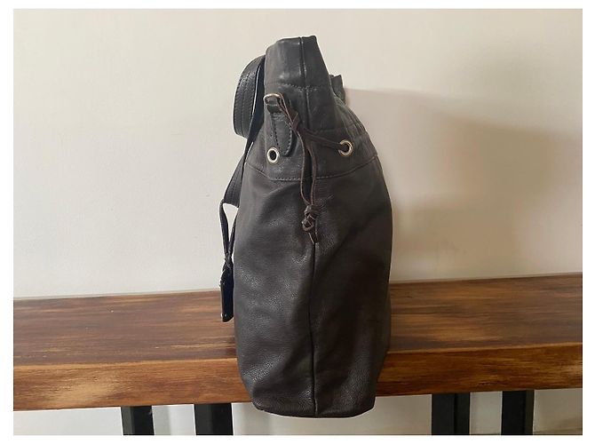 Apc Borsa tote A.P.C. in pelle marrone - vista 13