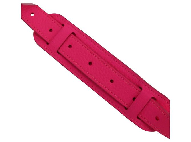 LOUIS VUITTON Keepall Bandouliere 50 Taurillon Fuchsia M56925 Auth BA14808SM Rosa Fuschia - vista 16