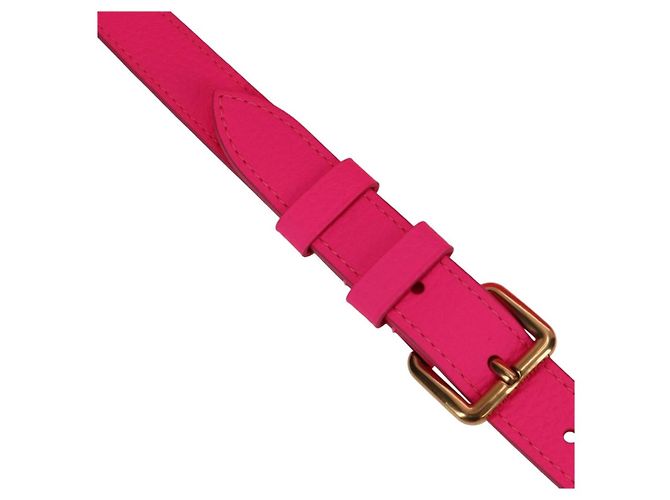 LOUIS VUITTON Keepall Bandouliere 50 Taurillon Fuchsia M56925 Auth BA14808SM Rosa Fuschia - vista 17