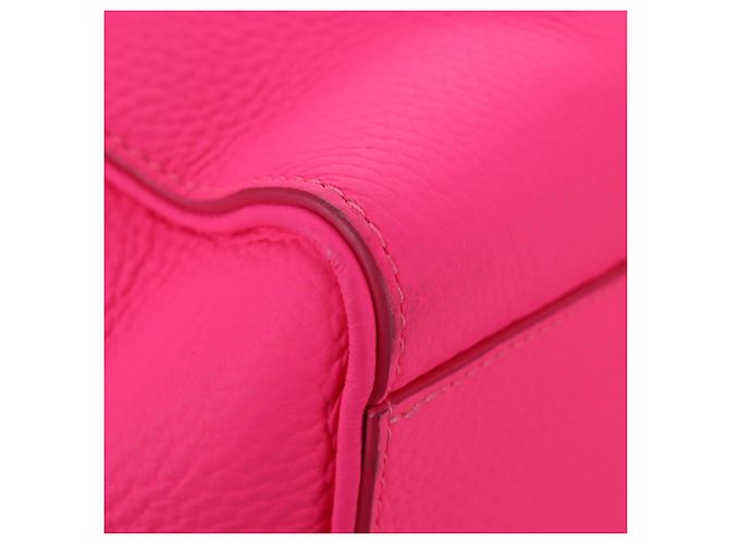LOUIS VUITTON Keepall Bandouliere 50 Taurillon Fuchsia M56925 Auth BA14808SM Rosa Fuschia - vista 21