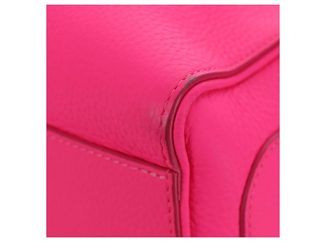 LOUIS VUITTON Keepall Bandouliere 50 Taurillon Fuchsia M56925 Auth BA14808SM Rosa Fuschia - vista 22