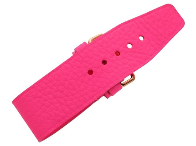 LOUIS VUITTON Keepall Bandouliere 50 Taurillon Fuchsia M56925 Auth BA14808SM Rosa Fuschia - vista 34