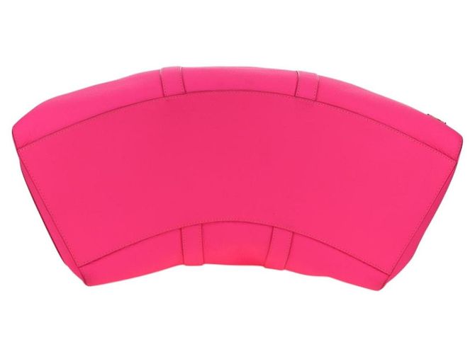 LOUIS VUITTON Keepall Bandouliere 50 Taurillon Fuchsia M56925 Auth BA14808SM Rosa Fuschia - vista 5
