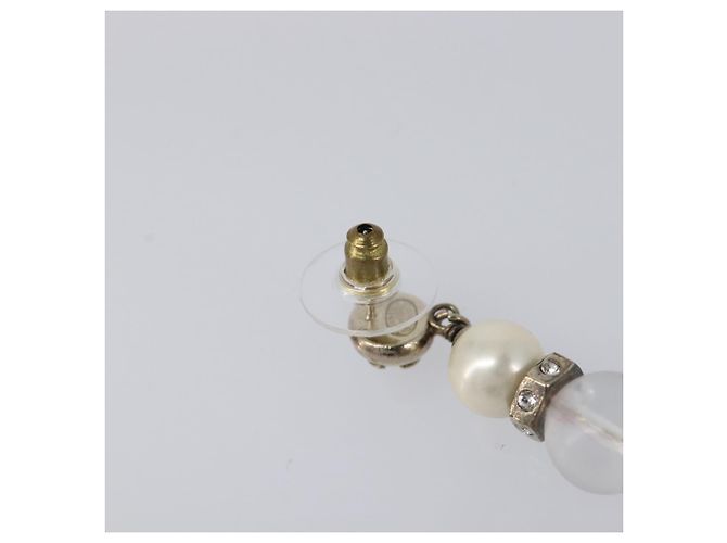 CHANEL Pierce Metal Silver CC Auth 198814A Argento - vista 15