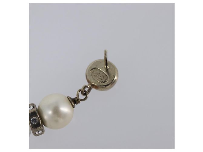CHANEL Pierce Metal Silver CC Auth 198814A Argento - vista 17