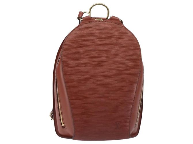 LOUIS VUITTON Zaino Epi Mabillon Brown M52233 LV Auth 196927A Marrone - vista 13