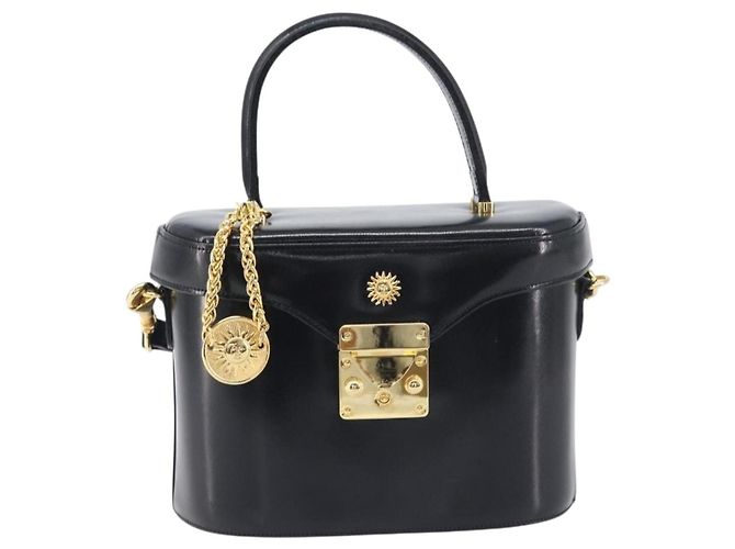 Borsa a mano VERSACE in pelle 2way Nero Oro Auth BA15107A D'oro - vista 13