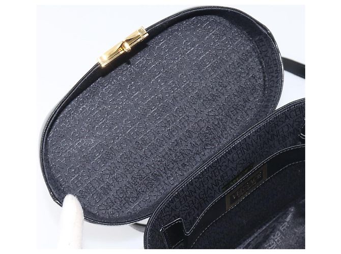 Borsa a mano VERSACE in pelle 2way Nero Oro Auth BA15107A D'oro - vista 19