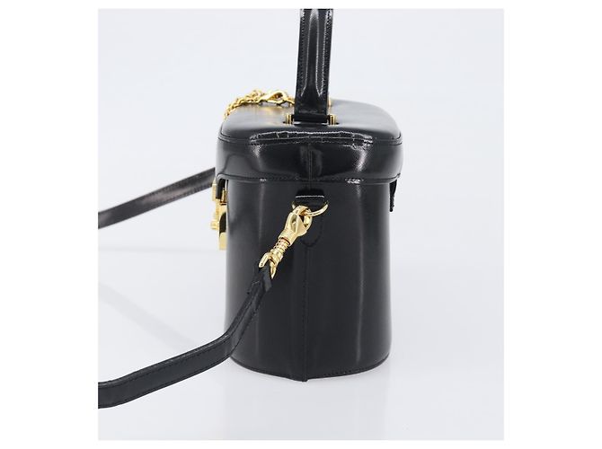 Borsa a mano VERSACE in pelle 2way Nero Oro Auth BA15107A D'oro - vista 3