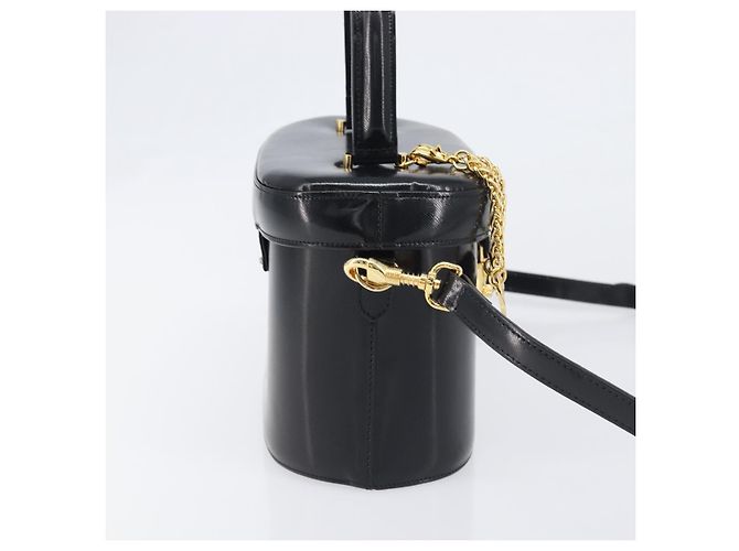Borsa a mano VERSACE in pelle 2way Nero Oro Auth BA15107A D'oro - vista 4