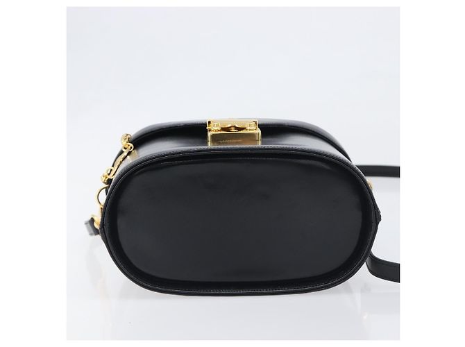 Borsa a mano VERSACE in pelle 2way Nero Oro Auth BA15107A D'oro - vista 5