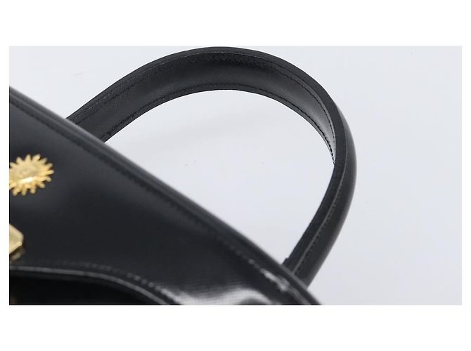 Borsa a mano VERSACE in pelle 2way Nero Oro Auth BA15107A D'oro - vista 8