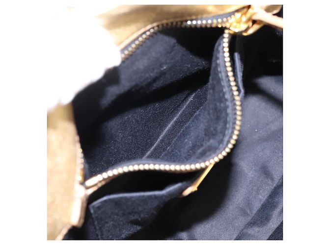 Borsa a mano Miu Miu Matelassé in pelle 2way Gold Auth yk20737SAM D'oro - vista 24