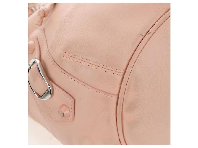 Borsa BALENCIAGA Classic Mini Pompon in pelle 2way Rosa 246438 Auth 197200V - vista 17