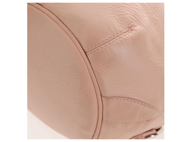 Borsa BALENCIAGA Classic Mini Pompon in pelle 2way Rosa 246438 Auth 197200V - vista 20