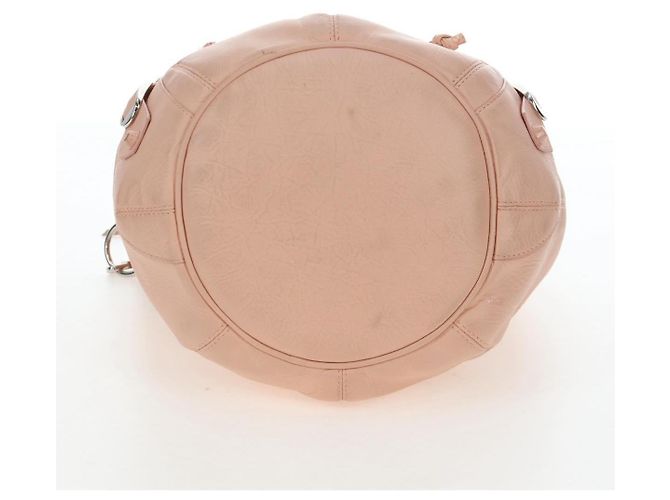 Borsa BALENCIAGA Classic Mini Pompon in pelle 2way Rosa 246438 Auth 197200V - vista 5