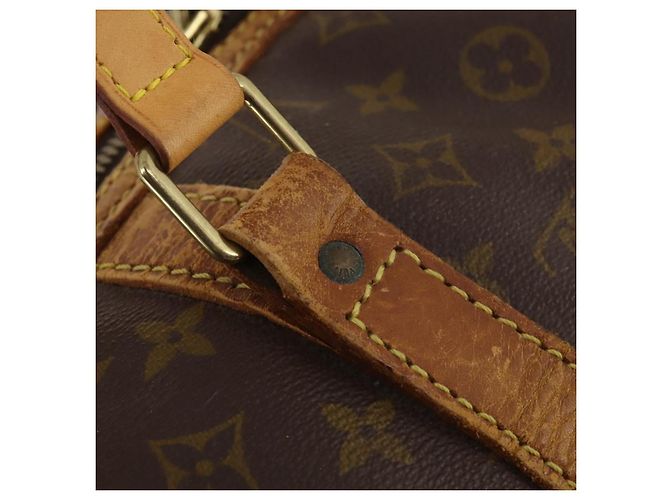 LOUIS VUITTON Monogram Sac Souple 45 Boston Bag M41624 LV Auth BA15132 Monogramma - vista 18