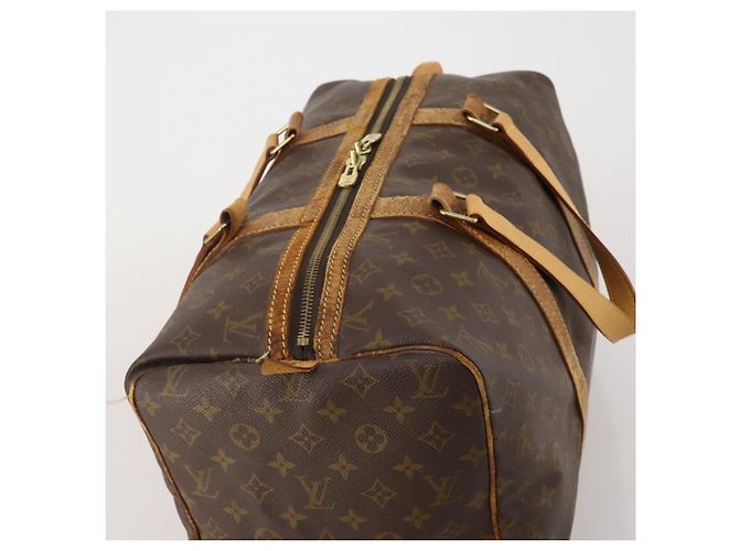 LOUIS VUITTON Monogram Sac Souple 45 Boston Bag M41624 LV Auth BA15132 Monogramma - vista 6