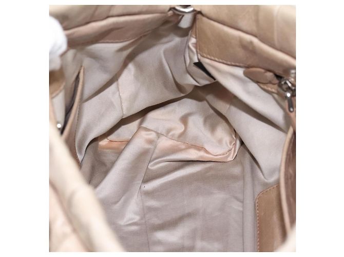 Sac à main Miu Miu en cuir 2way Beige Silver Auth yk20829M - vue 20