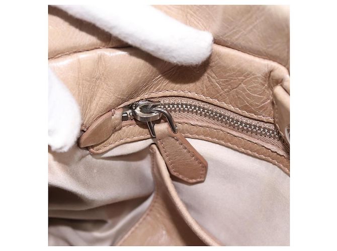 Sac à main Miu Miu en cuir 2way Beige Silver Auth yk20829M - vue 21