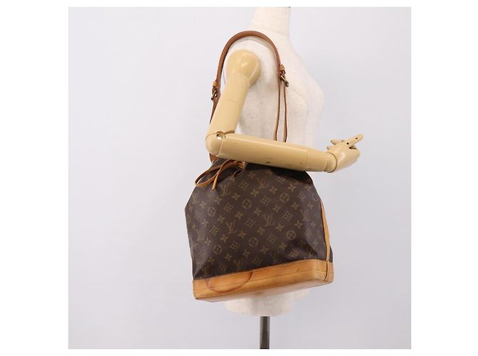 LOUIS VUITTON Borsa a tracolla Monogram Noe M42224 LV Auth 199141 Monogramma - vista 19