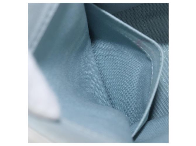 Hermès HERMES Bora Bora PM Handtasche Canvas Hellblau Silber Auth 196916A - Ansicht 11