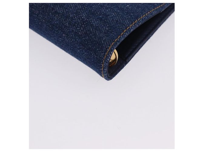 Copertina Agenda CHANEL COCO Mark Denim Blu CC Oro Auth SW2693SAM D'oro - vista 14