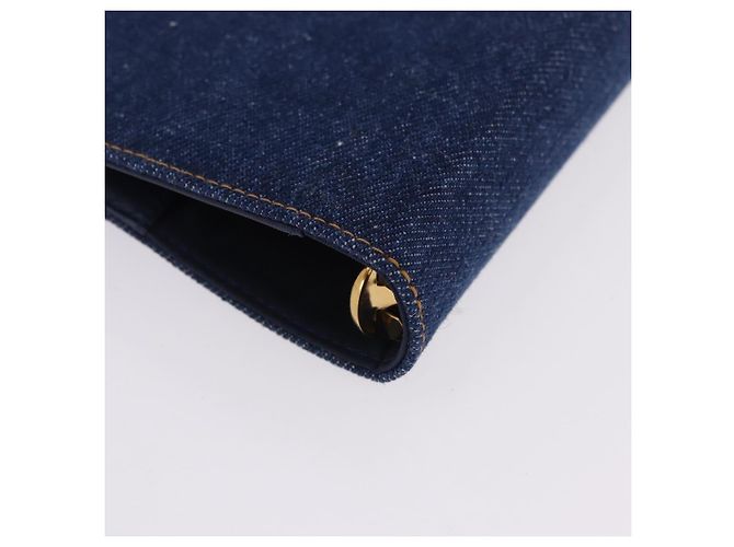 Copertina Agenda CHANEL COCO Mark Denim Blu CC Oro Auth SW2693SAM D'oro - vista 17