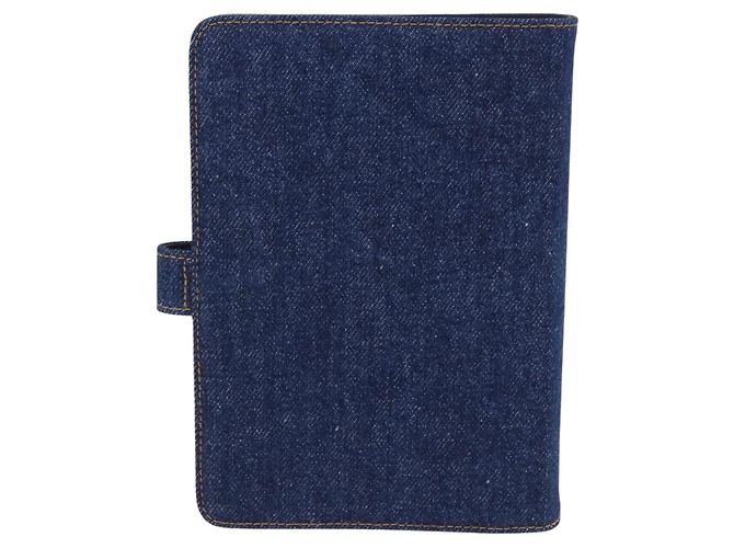 Copertina Agenda CHANEL COCO Mark Denim Blu CC Oro Auth SW2693SAM D'oro - vista 2