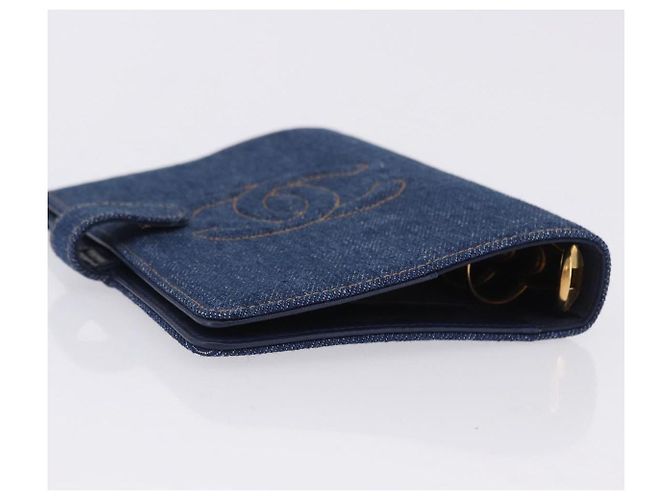 Copertina Agenda CHANEL COCO Mark Denim Blu CC Oro Auth SW2693SAM D'oro - vista 5