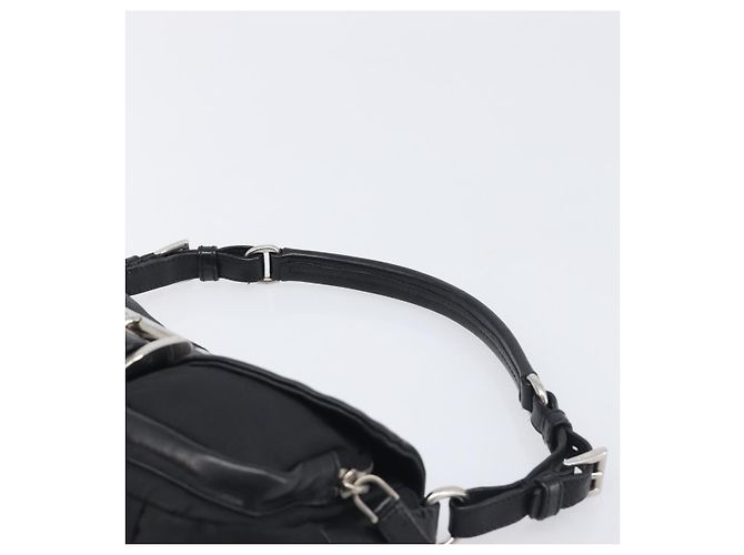 Borsa a mano PRADA Nylon Black Silver Auth yk20793V Nero Argento - vista 14