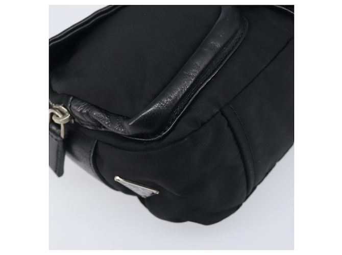 Borsa a mano PRADA Nylon Black Silver Auth yk20793V Nero Argento - vista 15