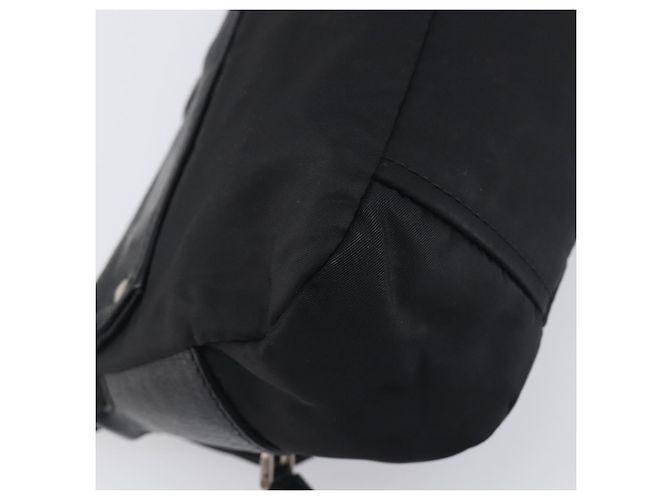 Borsa a mano PRADA Nylon Black Silver Auth yk20793V Nero Argento - vista 17