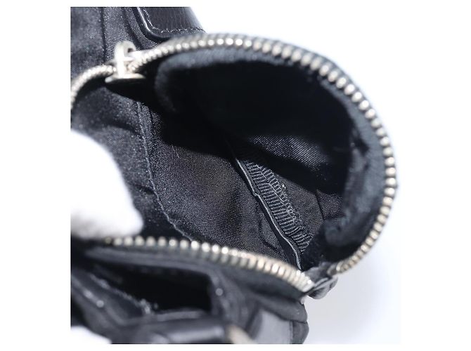 Borsa a mano PRADA Nylon Black Silver Auth yk20793V Nero Argento - vista 26
