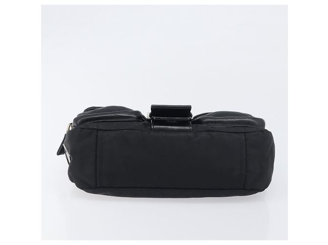Borsa a mano PRADA Nylon Black Silver Auth yk20793V Nero Argento - vista 5