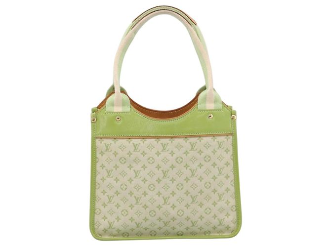 Borsa LOUIS VUITTON Monogram Mini Suck Catlin Almond Green M92931 LV Auth 198957A - vista 2