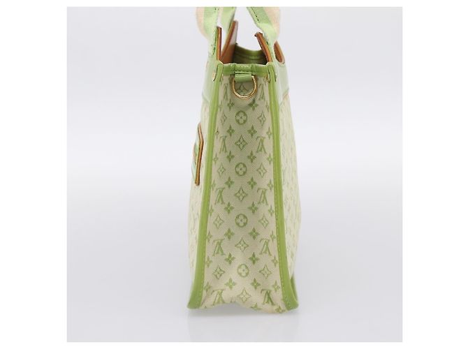 Borsa LOUIS VUITTON Monogram Mini Suck Catlin Almond Green M92931 LV Auth 198957A - vista 4