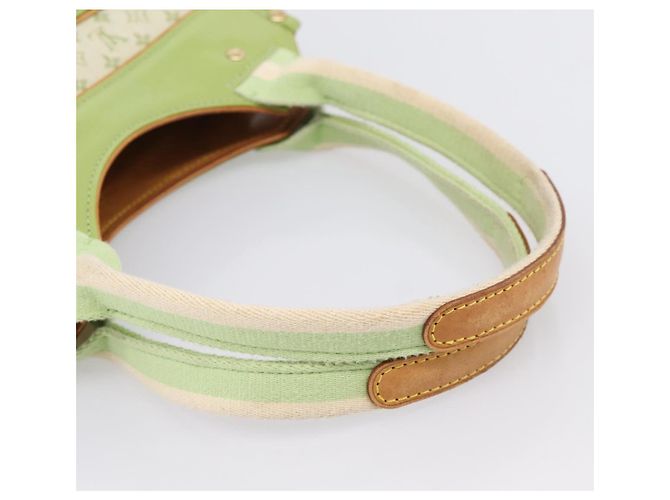 Borsa LOUIS VUITTON Monogram Mini Suck Catlin Almond Green M92931 LV Auth 198957A - vista 7