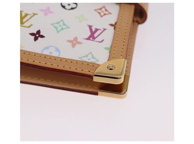 LOUIS VUITTON Monogram Multicolor Agenda PM Planner White R20896 Auth 200261SAV Bianco - vista 14