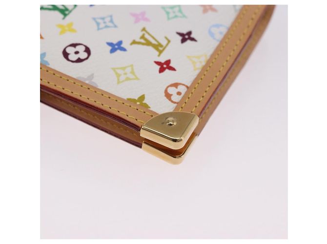 LOUIS VUITTON Monogram Multicolor Agenda PM Planner White R20896 Auth 200261SAV Bianco - vista 15